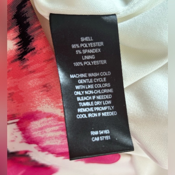 Jessica Howard Floral Watercolor Lined Sleeveless Dress Size 6 - Picture 10 of 13